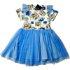 Sukienka bawełniana  KARUZELA  - STAR KIDS - krótki rękaw    Rozmiary od 86 do 122